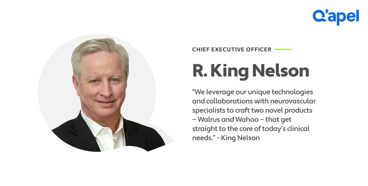q_apel's tweet photo. Meet King Nelson Q'Apel Medical, Inc.'s CEO!
“Our ability to see the problem and #build a cutting-edge #solution in a very timely manner is what #differentiates us from our contemporaries and plays a huge role in our #success.” - King Nelson @q_apel @superziggy https://t.co/pNHA3s6Tcs