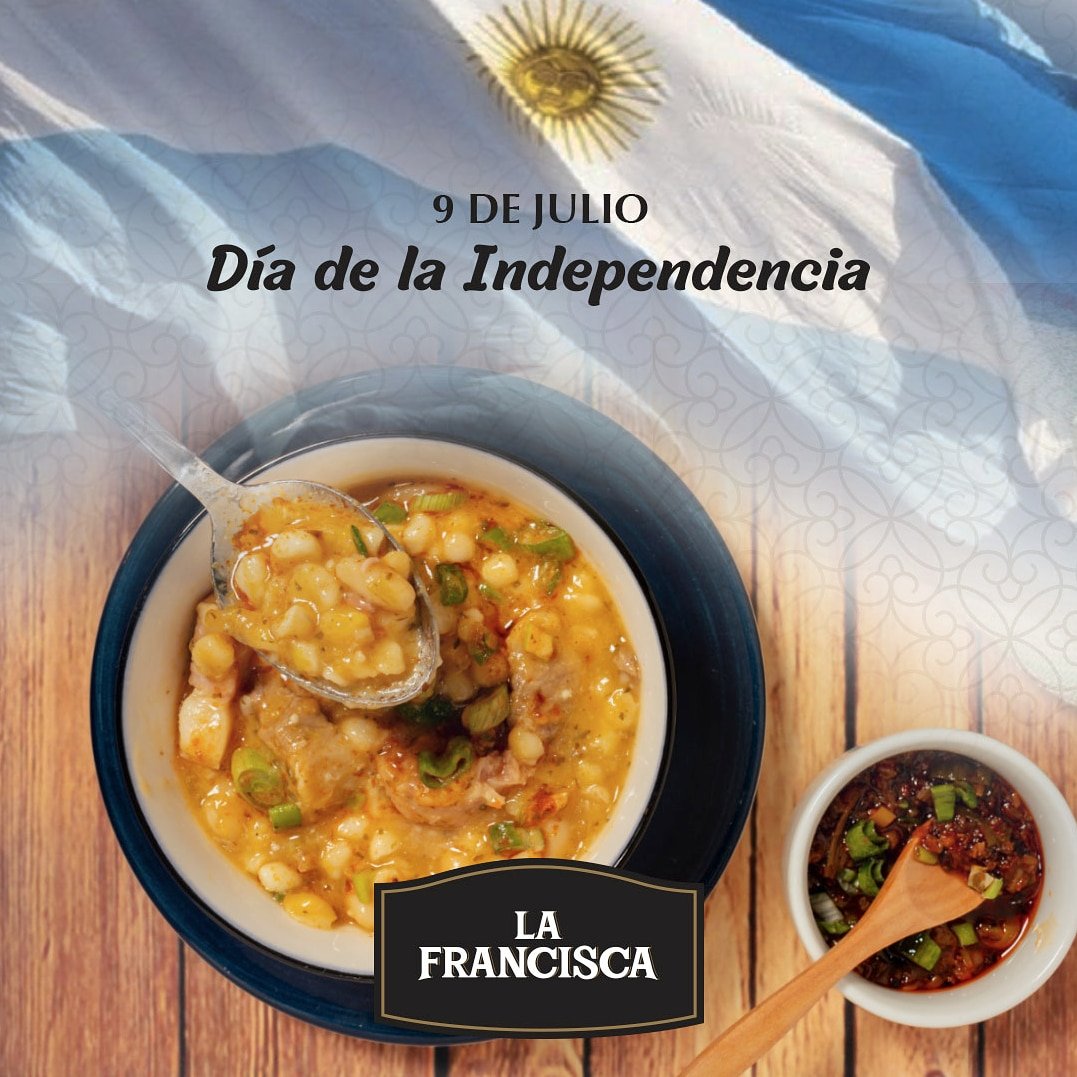 ¡Feliz día de la patria!

#LaFrancisca #9dejulio🇦🇷 #PlatoPatrio