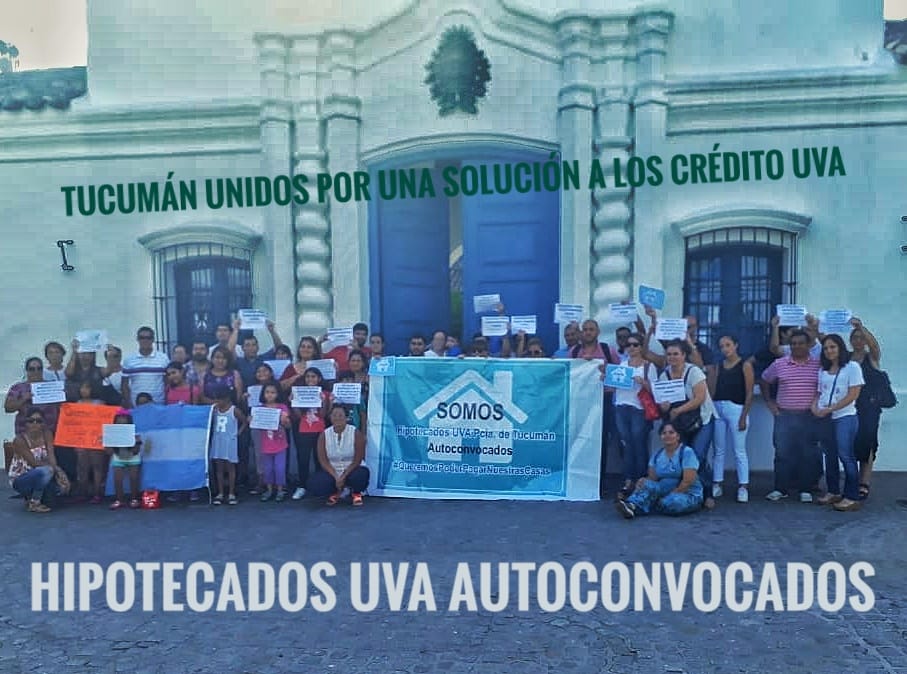 HIPOTECADOS AUTOCONVOCADOS UVA TUCUMAN tweet media