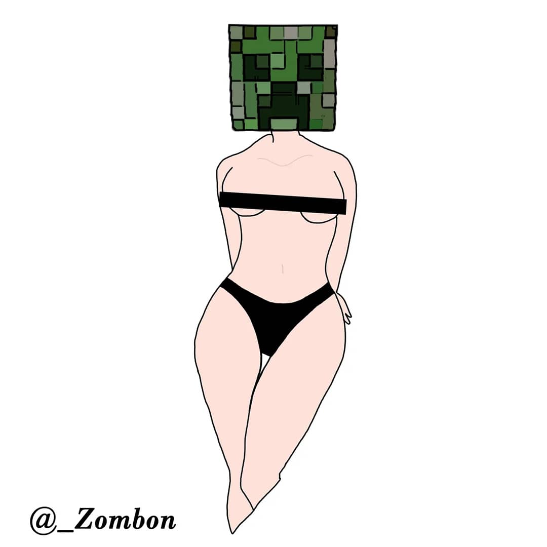 _Zombon's tweet photo. Here's the censored an uncensored versions (instagram doesn't like anime tiddies)
#art #artist #minecraft #nsfw #anime #graffiti #grafficdesign https://t.co/QhvFV1pzhy
