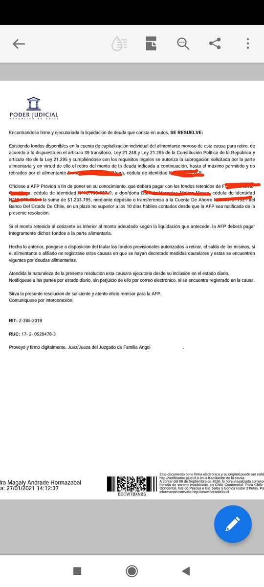 DanielavMolinam's tweet photo. Siguen mintiendo las afps ya estoy aburrida de que jueguen con nosotras, llevo meses peliando por lo que le corresponde a mi hijo, espere más de 6 meses la orden de pago, cumplí con llevarla a @AFP_Provida en enero, y aún no me pagan el 1er 10%, quien fiscaliza eso, He agotado https://t.co/ws9rYRerY9
