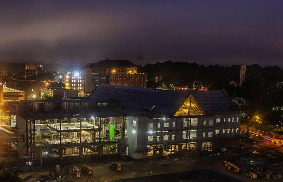 AjaxBuilding's tweet photo. Wow! We love this pre-dawn capture of the @floridastate @OglesbyUnion #FSUNewUnion from this morning @ArchitectsLW @WorkshopMKE 

#ajaxbuilding #teamajax #buildingcommunity #FSU #campus #progress #comingsoon https://t.co/AmTK5054Jd