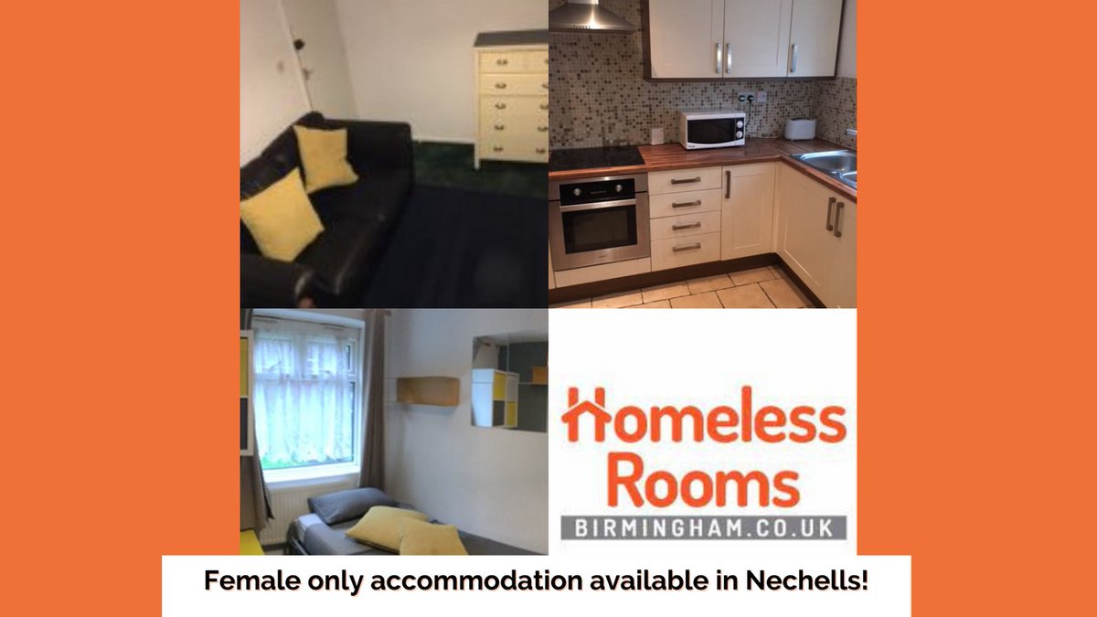 If you don't want to live with the boys then we have a women only house that have 2 available rooms left!
#HomelessRoomsBirmingham 
#HomelessRooms 
#Nechells
#BirminghamForRent