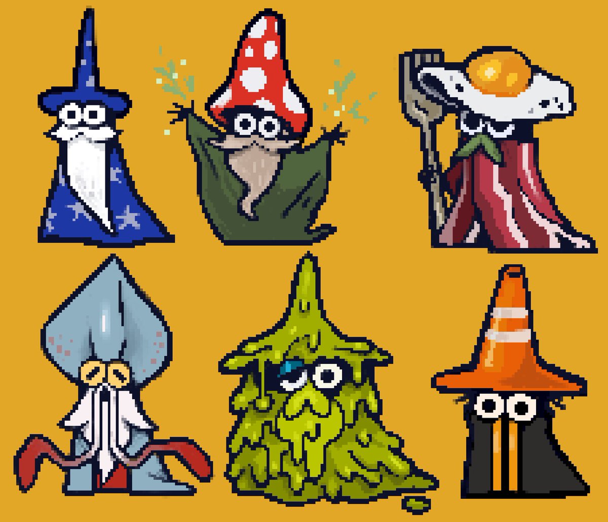 An assortment of wizards ⭐️🌙✨