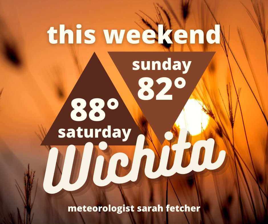 Weekend Forecast: Highs will be in the 80s with chances for showers and storms both Saturday and Sunday. #kswx #storm12
