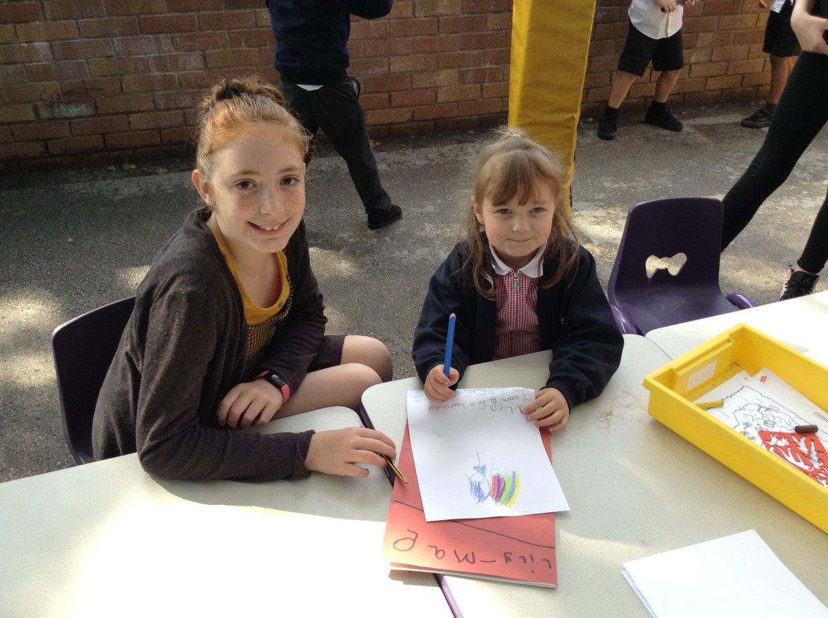 SoulsSchool's tweet photo. On our Vocations Day @SoulsSchool
Year 1 had some new teachers! Year 6 took charge!
#vocationsday #whoisGodcallingyoutobe https://t.co/n31fZhyLLs