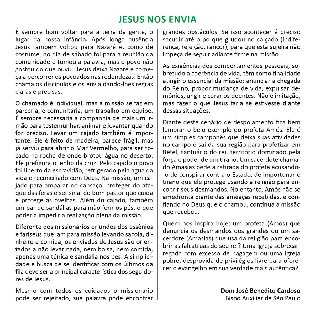 arquidioceseSP's tweet photo. 15º Domingo do Tempo Comum
#ArquiSP
@DomOdiloScherer https://t.co/TbgbPrTnCx