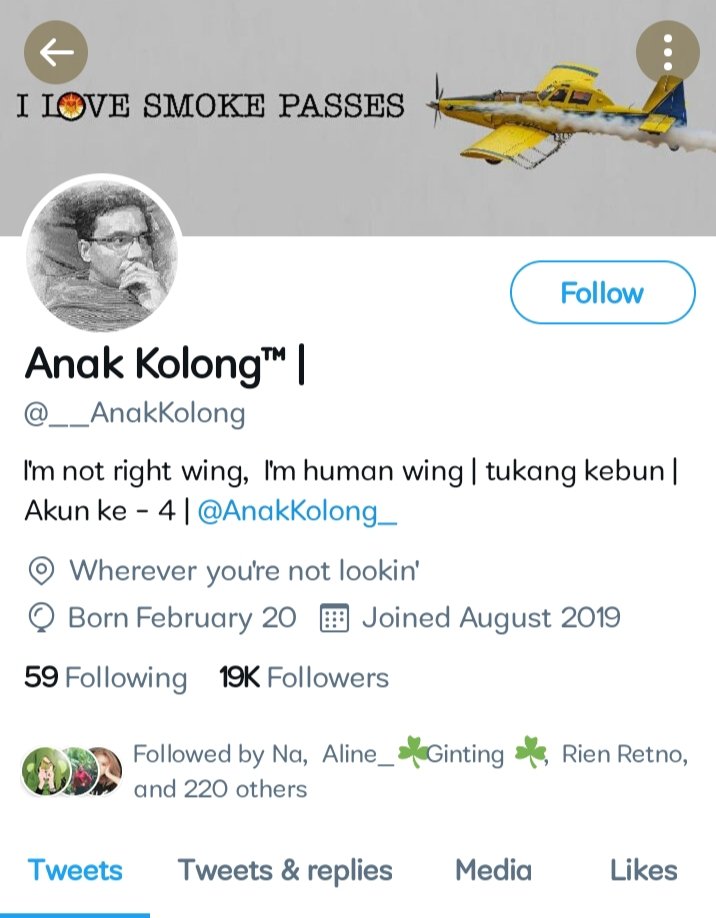 Leonita_Lestari's tweet image. Teman - teman yang merasa kehilangan akun @_AnakKolong ( suspend) , bisa follow akun ke-4 nya :

@__AnakKolong ( 2 underscore di depan)

Tolong bantu RT juga ya.

Terima kasih.