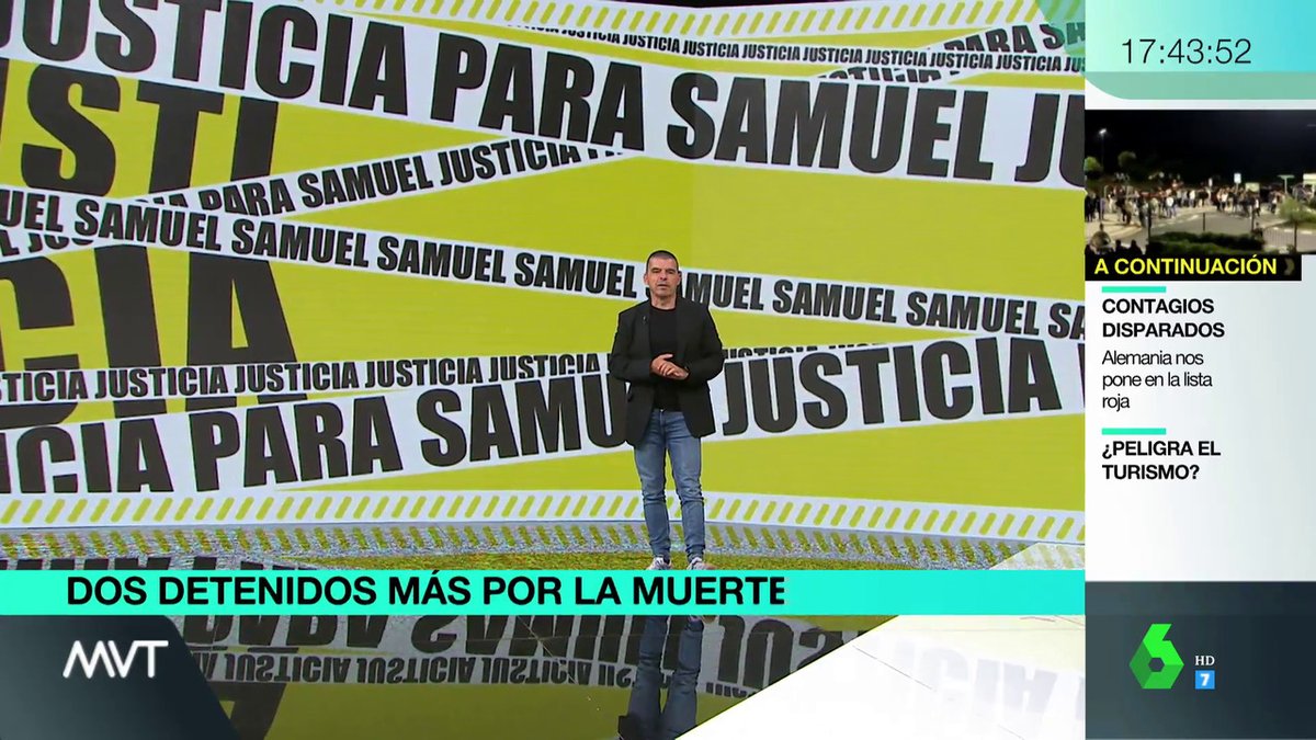🔴 Abrimos ya #MVTExpMarlasca con la investigación tras el crimen de Samuel en A Coruña: hoy ha habido dos nuevas detenciones, cifra que aumenta el total a seis, y tres de ellos ya han sido enviados a prisión. ▶ atres.red/09sw528600