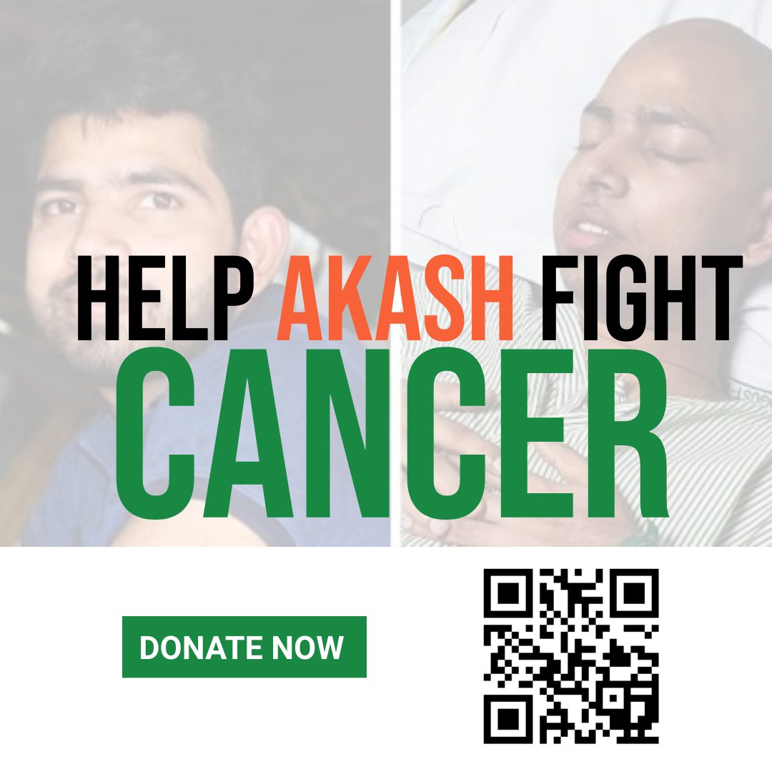 All the good people of Football Twitter, I'm once again asking for your help to spread the word and support my friend and college batchmate Akash in his fight against Cancer in anyway that you can.

#SaveAkashSaini #HelpAkash