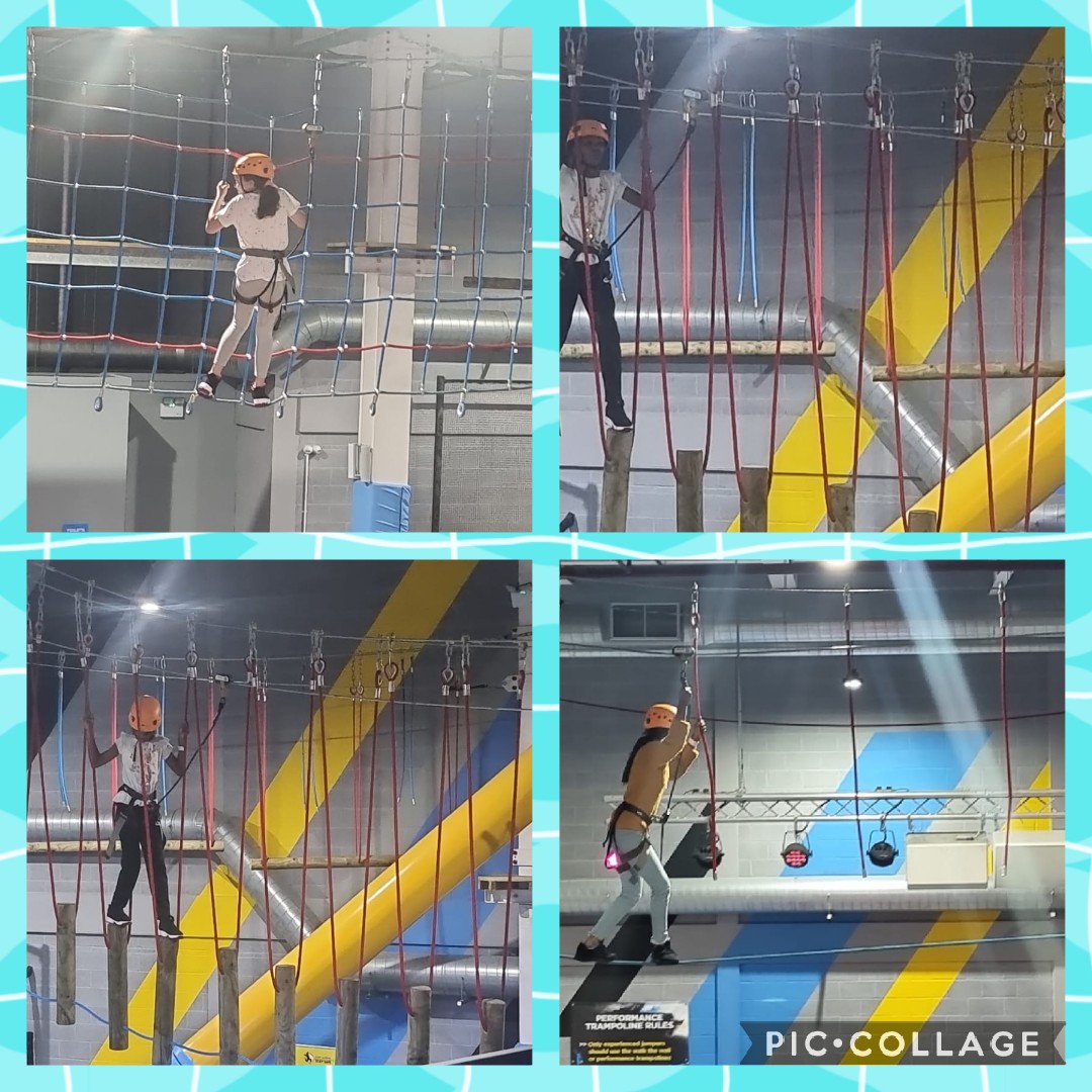 ststephensSW8's tweet photo. 'Just hanging around' ๐คญ during their trip today to Oxygen Trampoline Park ๐ฅณ๐ซ๐๐ @oxygenfreejump #London #OxygenTrampolinePark #freejumping #OxygenO2 #StStephensYear6 #endofterm #endofanera #friendship #FriendshipGoals #fun #memories https://t.co/4E64NG5OEL