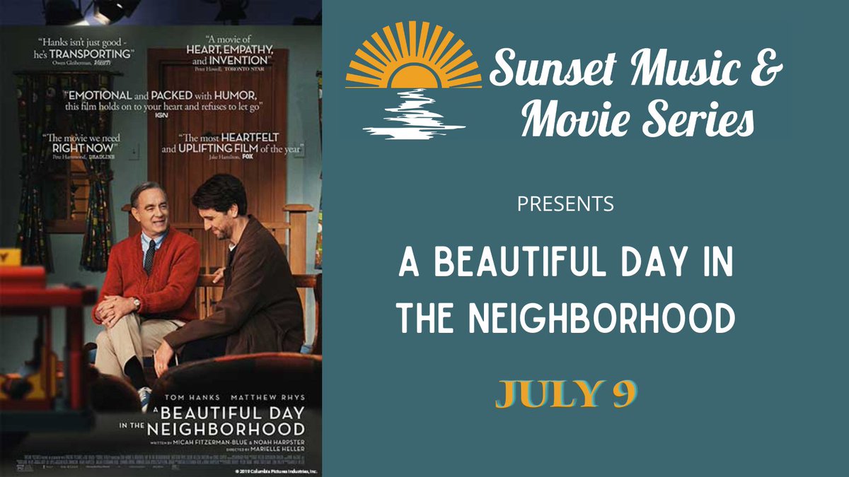 DauphinParksRec's tweet photo. We're on for tonight!
"A Beautiful Day In The Neighborhood" at #FortHunter
Bring your chairs or blankets!
6:30 – 8:30 pm - Food Service
8:30 pm – Movie begins
This is a FREE event sponsored by @CapitalBlueCross and @rbacentralpa
Details: https://t.co/BInxM8yjeu https://t.co/B71Nvbnp5y