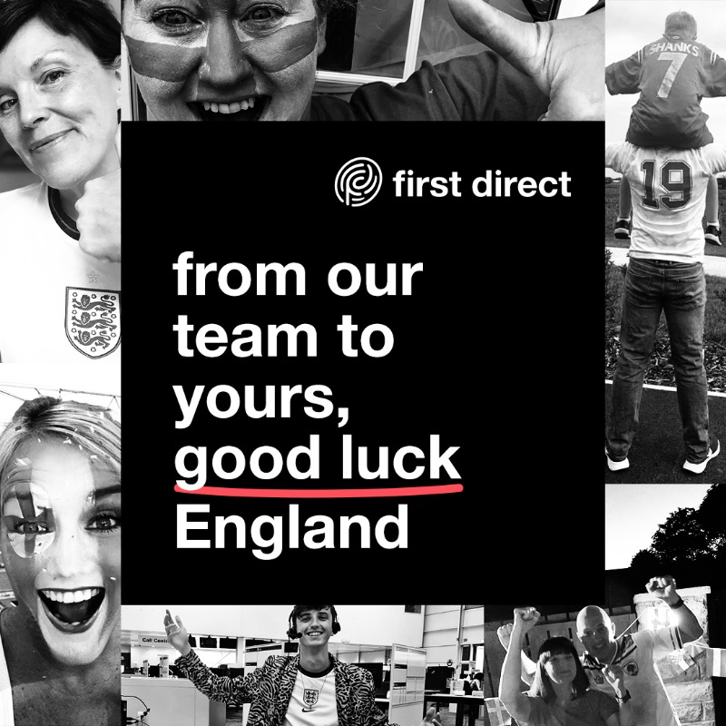 firstdirect's tweet photo. Our team has heard that something may be coming home tonight...
No matter who you’re supporting, we hope you enjoy the game! #Euros2020 #ItsComingHome #ComeOnEngland https://t.co/Y45VlAjKvy