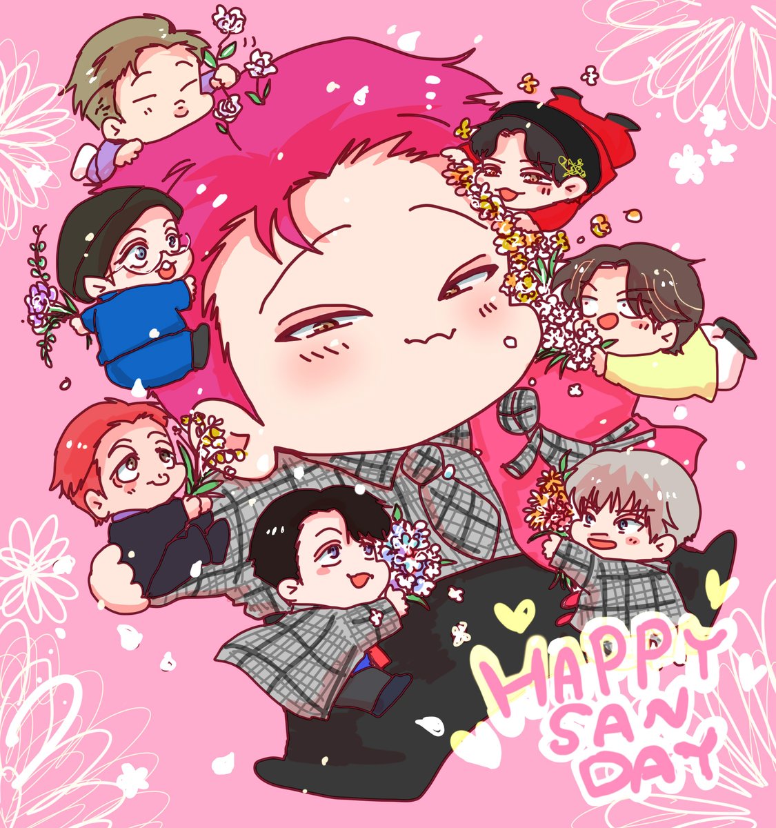 kuu3char's tweet photo. 🌼🌼HAPPY BIRTHDAY🌼🌼
 항상 행복 이데이하십시오
#에이티즈 #ATEEZ #산 #SAN
#이게_바로_산이_생일인기라 
#ItsSannieDAY https://t.co/eQyZkX9sg5