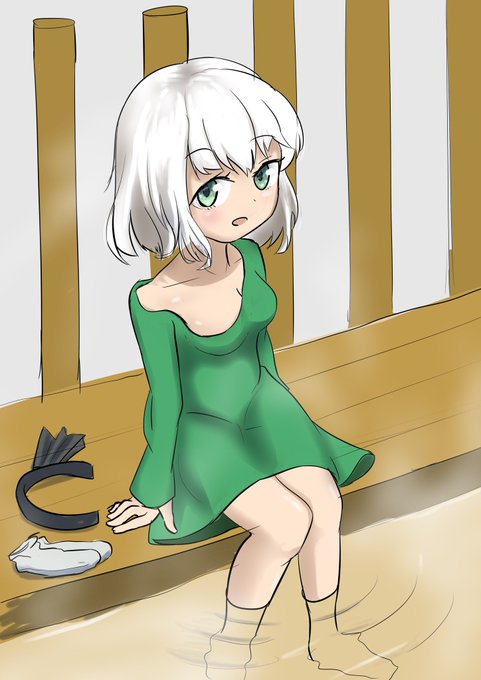 #深夜の真剣お絵描き60分一本勝負 23日目ぐらい
足湯みょん 