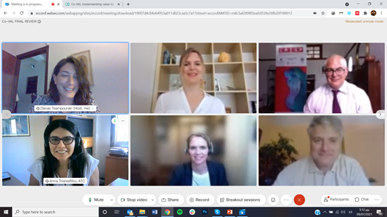 CoVAL_eu's tweet photo. 🔴 LIVE at the #CoVAL_eu Project Review! Thank you everyone for your significant contributions over these 3+ years! 

@atc_gr @UAHen @uoebusiness @UniKonstanz @univ_lille @lisboncouncil @UNUMERIT @HiInnlandet
@roskildeuni @sdabocconi @PwC_Italia https://t.co/Dm1FiUEyq0