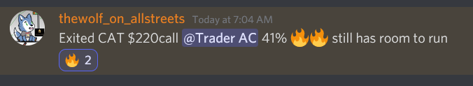 trader_ACE84's tweet photo. $CAT a stock that is overlooked but very powerful
members caught this as a scalp and a day trade
@morano201
join us next week!
link in bio!
#caterpillar #cat #industrials #sectors #priceaction #priceactionpatterns #technicalpatterns #volume #moneyprinter #tacos #friday #paid https://t.co/x0v7rhsoJM