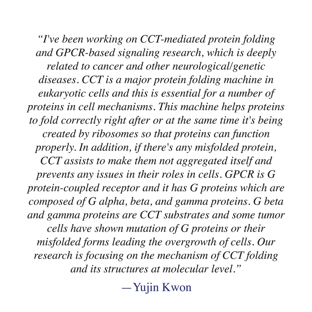 byusccr's tweet photo. This #FellowFriday, meet Yujin Kwon from South Korea! She enjoys eating French fries and playing video games with her husband. Swipe to find out why she started cancer research and what she is currently working on in Dr. Willardson’s lab. https://t.co/OaKY4iVPB0