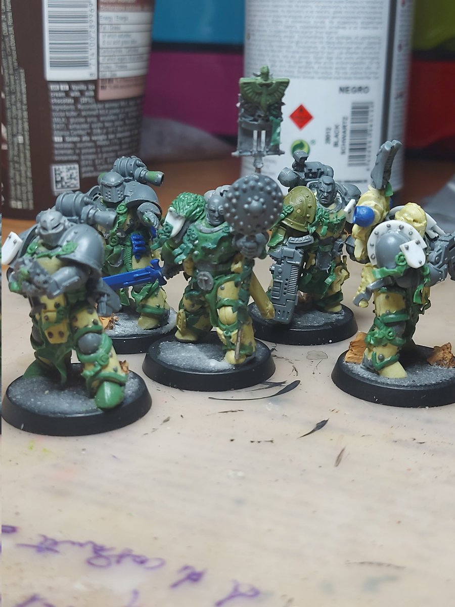 ImanuelOf's tweet photo. Orion's Tactical Squad, MkIII True Scale Marines

#warhammer #warhammer40k #horusheresy #darkangels #kitbash https://t.co/G447U02kOv