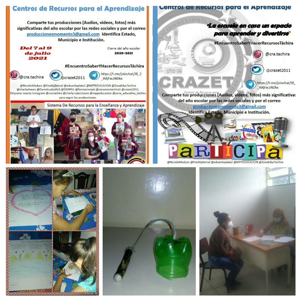 Actividades cada familia una escuela Saber y hacer felicitaciones  a los representantes .escolares y todo el equipo