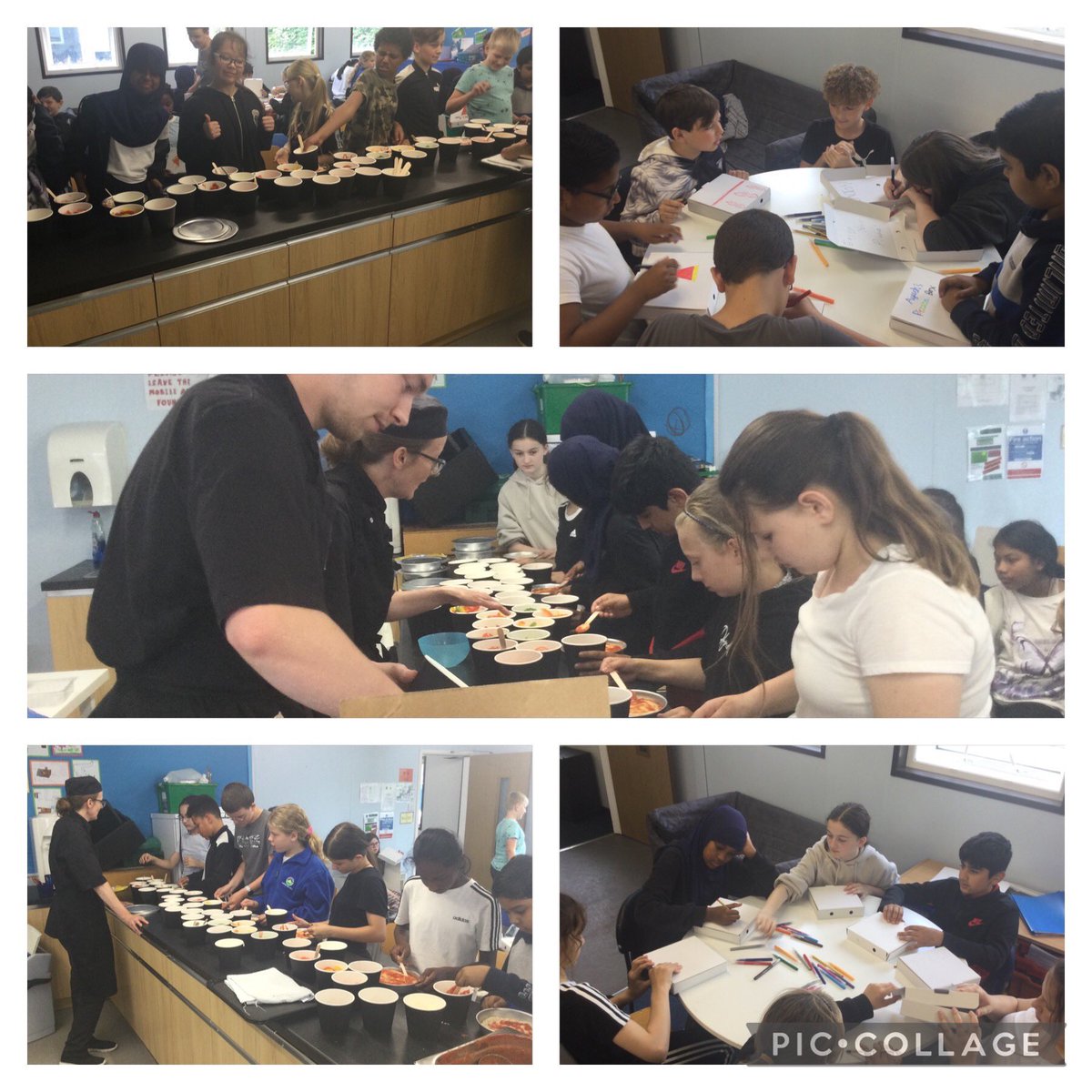 Thank you <a href="/caterlink_ltd/">Caterlink Ltd</a> for delivering a cooking session to our Year 7s (Year 6) during Move Up Stay Up. 🍕 We can’t wait for next week’s session!! <a href="/DRETnews/">David Ross Education Trust</a>