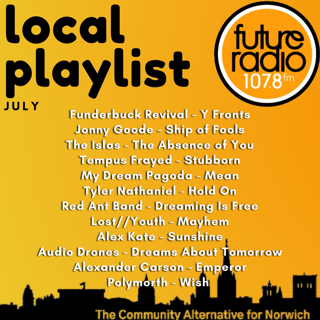 It's July and that means a new selection of local music for you to enjoy. 🎸

Click on this link to listen to our Spotify playlist and make sure to hit follow to keep up to date with each playlist! 🎧  open.spotify.com/playlist/3XHK2…