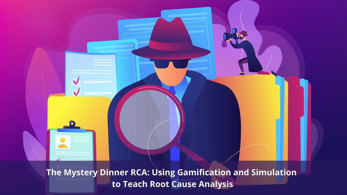 This root cause analysis workshop from <a href="/OHSUSOM/">OHSU School of Medicine</a> &amp; <a href="/anneghena/">Andrea Smeraglio</a> is formatted as a gamified mystery dinner including characters &amp; sequentially revealed clues to promote engagement with medical student &amp; multiple GME specialty learners. ow.ly/5BY150FsGnW #MedEd #MEPFeature