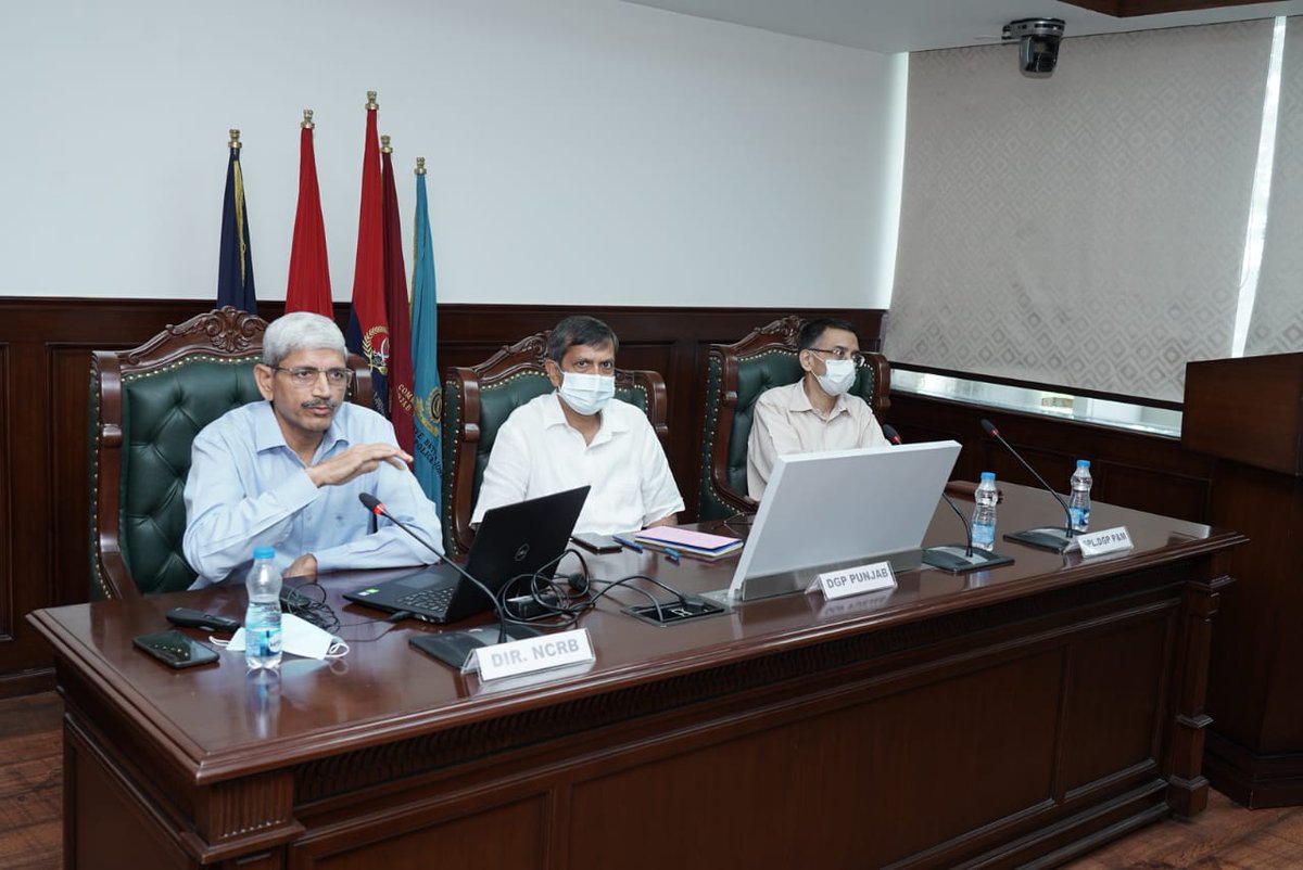 PunjabPoliceInd's tweet image. Punjab Police was the first state to execute the COGNOS— a Business Intelligence Tool and a GIS-based Geo-Spatial Analysis of Crime Events and Predictive Policing says NCRB Director. #GettingFutureReady