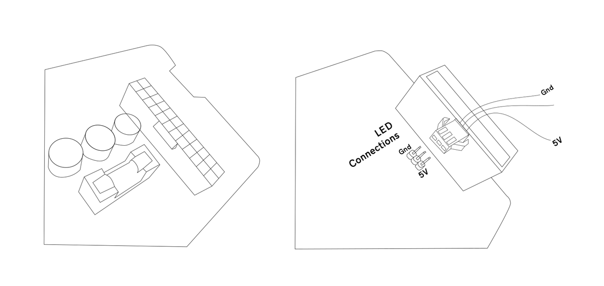 MCQN_Ltd's tweet photo. Some draft sketches of planned updates to the #MyBabysGotLed set-up guide 📝

The board is so simple to use and we want the guide to reflect that.

But looks like we need to commission a proper illustrator, not just trace photos with the pen tool in @inkscape 😅

^arthur https://t.co/ckywojHERv