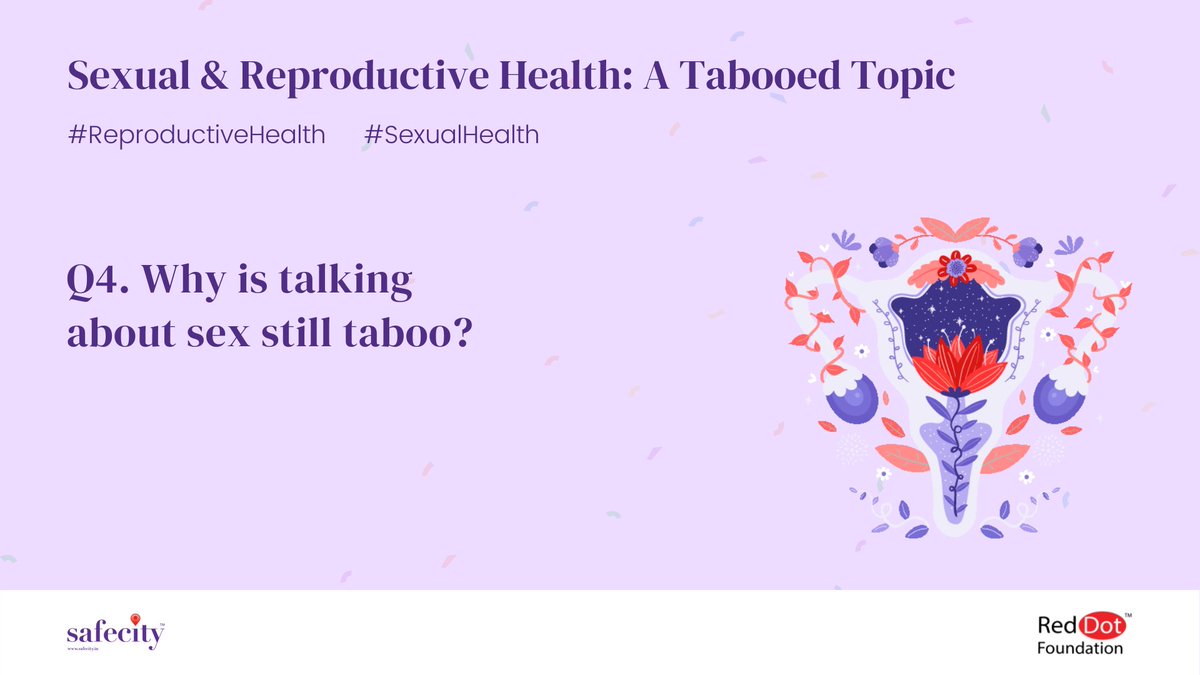 TheSafecityApp's tweet photo. Q4. Why is talking about sex still taboo?
- Use #ReproductiveHealth & #SexualHealth along with your answers.
#sexeducation #sexed #sexualhealth #sexualwellness #sexpositive #healthysexual #betterhealth #loveyourself #healthysexuality #consent #consexual #stayawarestaysharp https://t.co/x4BJFvDaq4