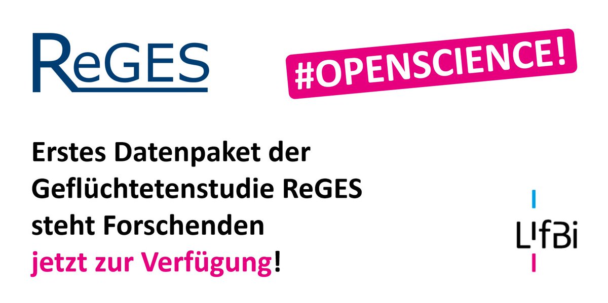 LIfBi_Bamberg's tweet photo. #Datenschatz: Zu unserer Geflüchtetenstudie #ReGES stehen Forschenden jetzt die ersten Daten @fdz_lifbi kostenfrei zur Verfügung. #Bildungsforschung
> Mehr Infos hier: https://t.co/eIuEVorLQp
> Zu den ersten Ergebnissen der Studie:
https://t.co/YOuU8Zd0gr https://t.co/cf9bCmB2uR