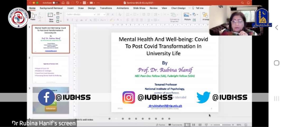iubhss's tweet photo. |07.07.2021 Glimpses from the Virtual Session/Webinar on "Post Covid Rehabilitation and Mental Well-being" organized by IUB Health and Safety Society (IUBHSS/21) in collaboration with Department of Applied Psychology, IUB.
#SDGs #mentalhealthandcovid #IUBHSS #iubb https://t.co/QCpbHJ8y1u