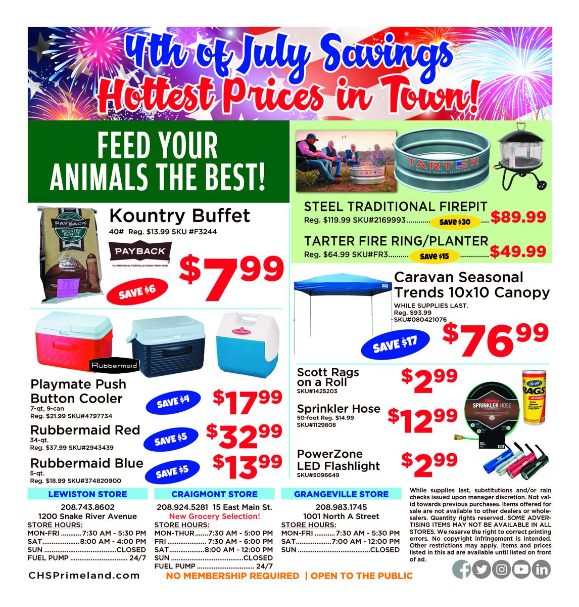 Sale ends July 10th! Come visit and save $$$$$