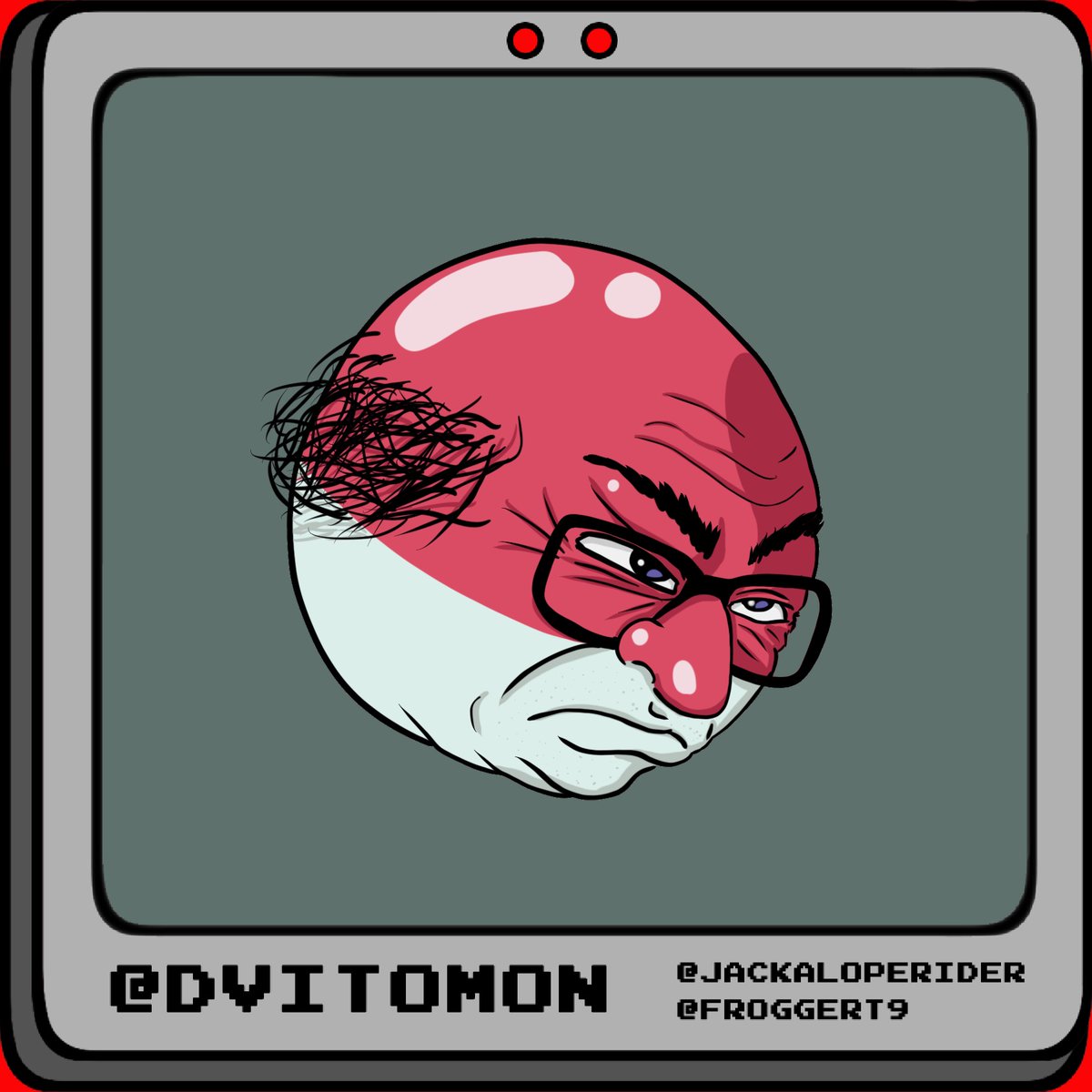 DeVitomon's tweet photo. It rolls to move. If the ground is uneven, a sudden jolt from hitting a bump can cause it to explode.
#DeVitomon #Pokemon #DannyDeVito https://t.co/piTkIFgKsQ