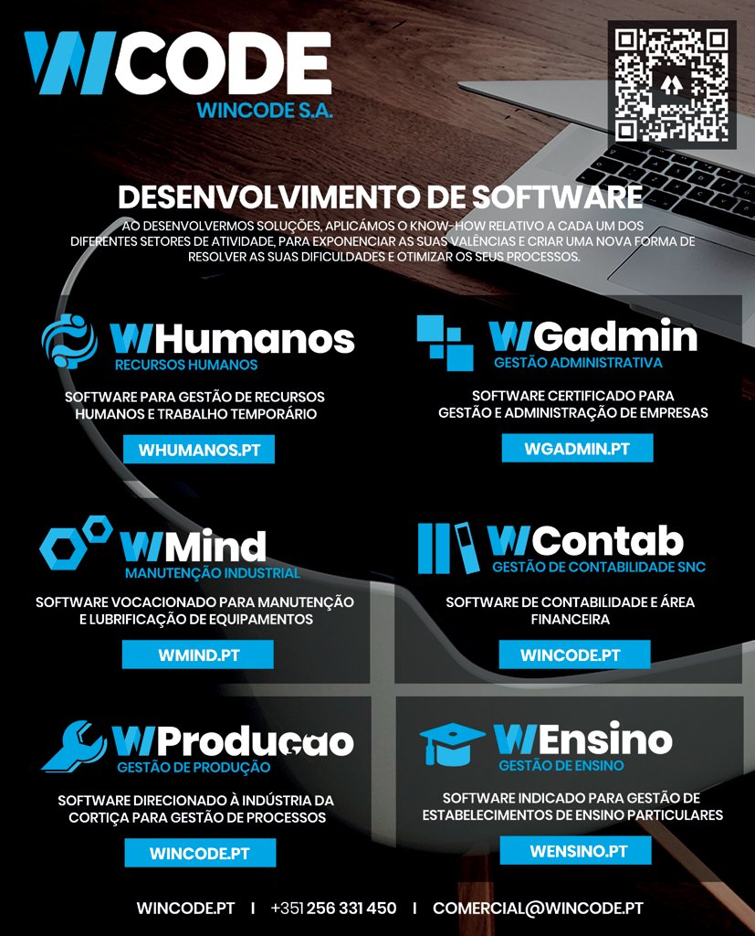 wincode's tweet image. A Edição Julho-Setembro (n.º 14), da Revista Líder - Ideias que fazem futuro, conta com a presença da Wincode, S.A.
Uma crónica sob o tema &quot;O Software de Gestão na Transformação Digital&quot;.

Descarregue a versão integral da revista aqui: we.tl/t-vhWjVPQB0r

#wincode #software