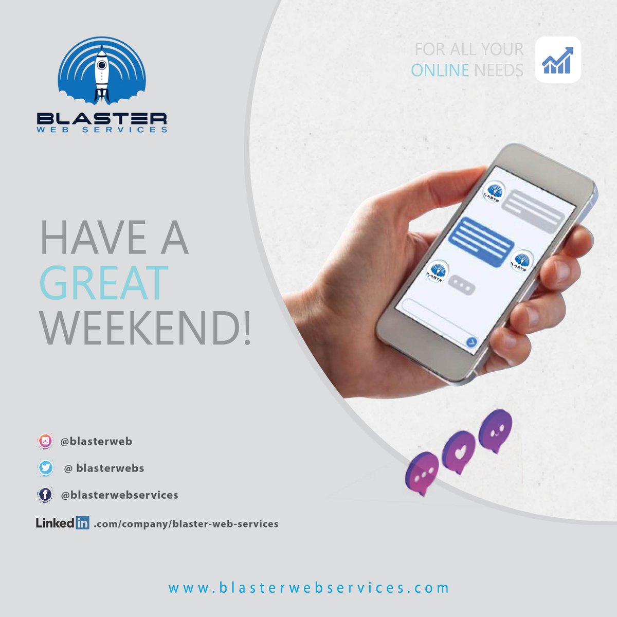 blasterwebs's tweet image. Don’t worry about the past or worry about the future. Instead, focus on the present, and you’ll realize that the weekends are coming right up tomorrow! Happy weekends to you!

Do contact us for all your online needs!
blasterwebservices.com

#BlasterWebServices #LongBeach #CA