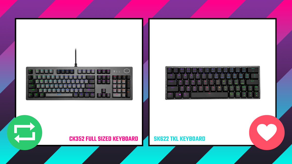 CoolerMasterND's tweet photo. Which one gets to honor to join your gaming setup?

#CoolerMaster #MakeItYour #PCMR https://t.co/ymJYEARV3i