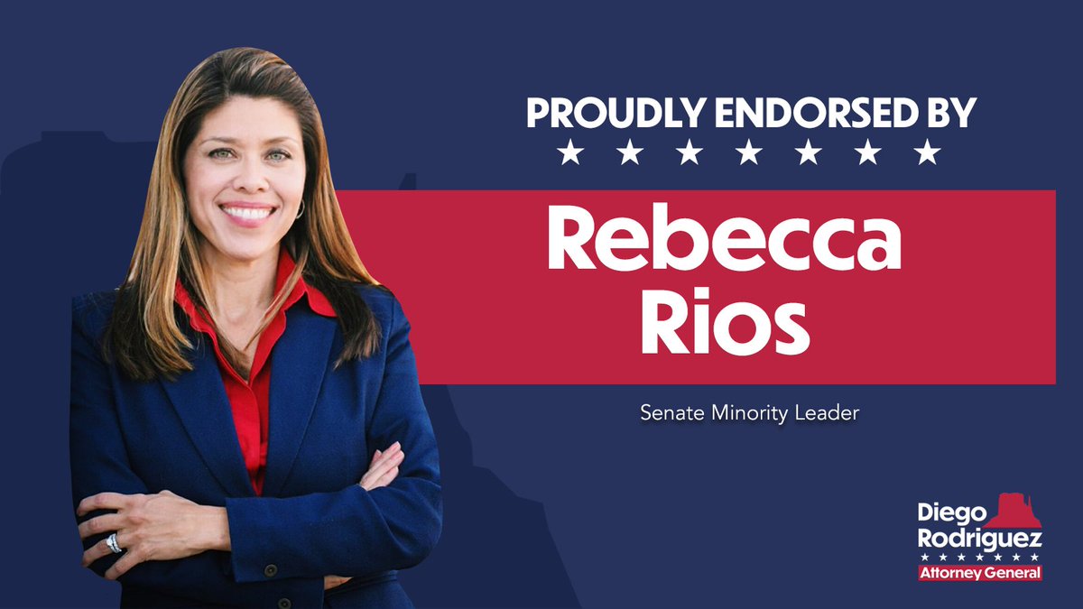 Honored to have the support of a great leader, <a href="/Rios_Rebecca/">Rebecca Rios</a>, in our campaign for Attorney General.

Together, we can take on the corporate interests controlling this office and get to work for Arizona families.