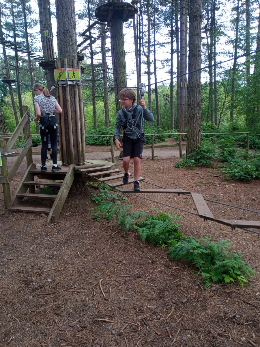 bishop_ce's tweet photo. Our Year 5s and 6s had a blast at @GoApeTribe https://t.co/v3iGPYEuUA