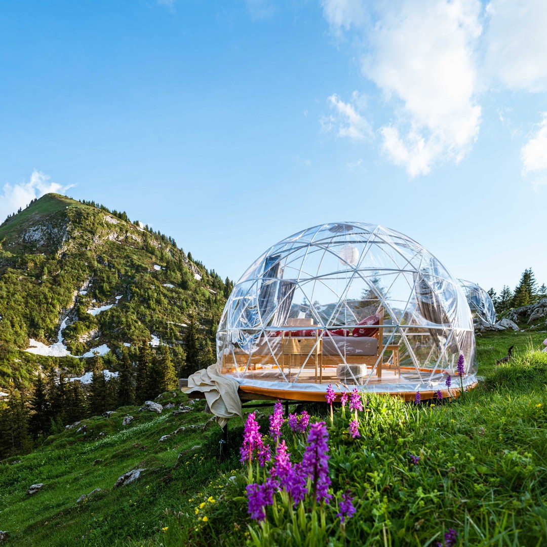 Wer möchte auch gerne eine Nacht hier verbringen? 😍🤩 Buche jetzt dein Abenteuer unter dem Sternenhimmel ✨: madeinbern.com/million-stars-… 📸 instagram.com/liviaphotograp… #madeinbern #MillionStarsHotel #Oberstockenalp #stärnebett