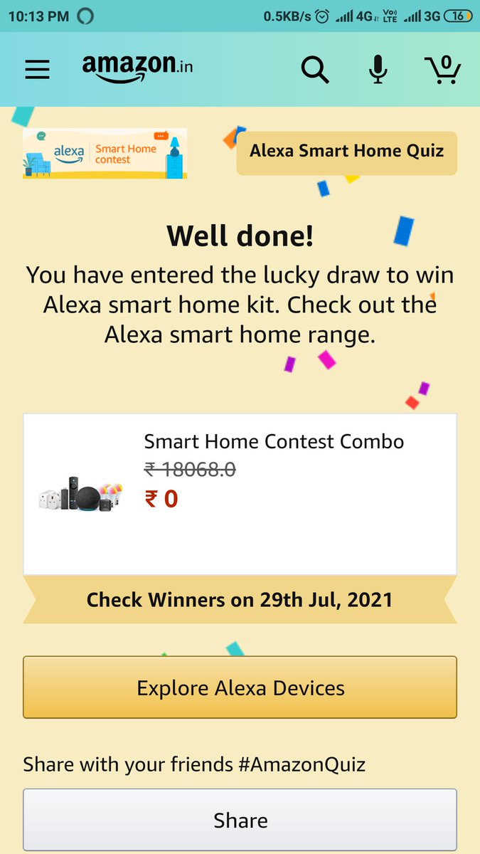 YasinYS6's tweet image. #AmazonQuiz
#AlexaSmartHomrQuiz #SmartHomeContest 
@amazonIN 
Buy now Alexa smart home combo