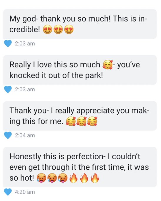 My custom videos will make you release at least 10 emojis worth of dopamine 🥵 get yours at https://t<a href="/tag/mvsales"class="tags"><span>#mvsales</span></a>