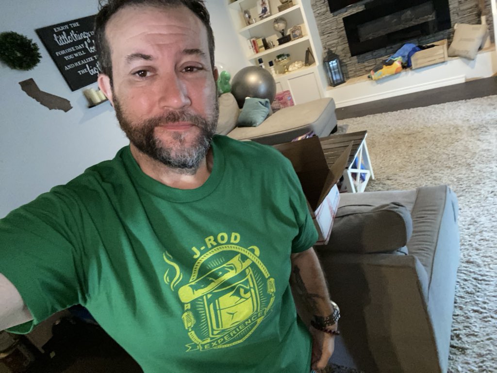 JRodShow's tweet photo. Nice shirt! Thanks to @buzzbum1 .. Who wants one?!? DM for the info #JRodExperience https://t.co/n0M5fr4qYe