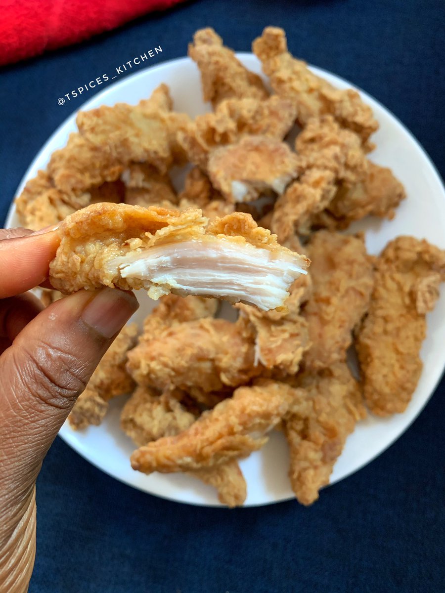 How to make Crispy CHICKEN Fingers at home for beginners. better than KFC🌝 Learn with pictures 👇