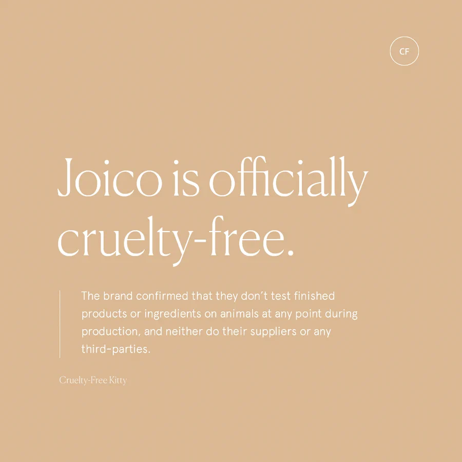 is joico cruelty free