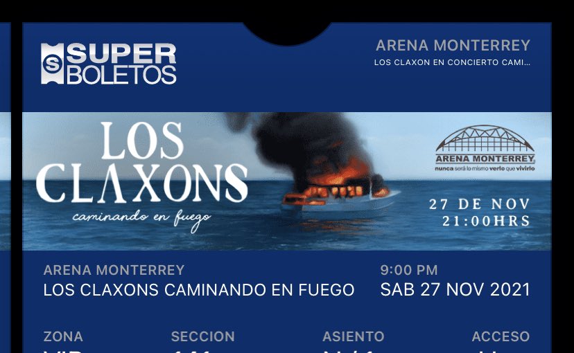 elsamoraan's tweet photo. @LosClaxons @cesareocz @ArenaMtyOficial Boletos listos!! 🔥🤩 https://t.co/2nCJbJXioz
