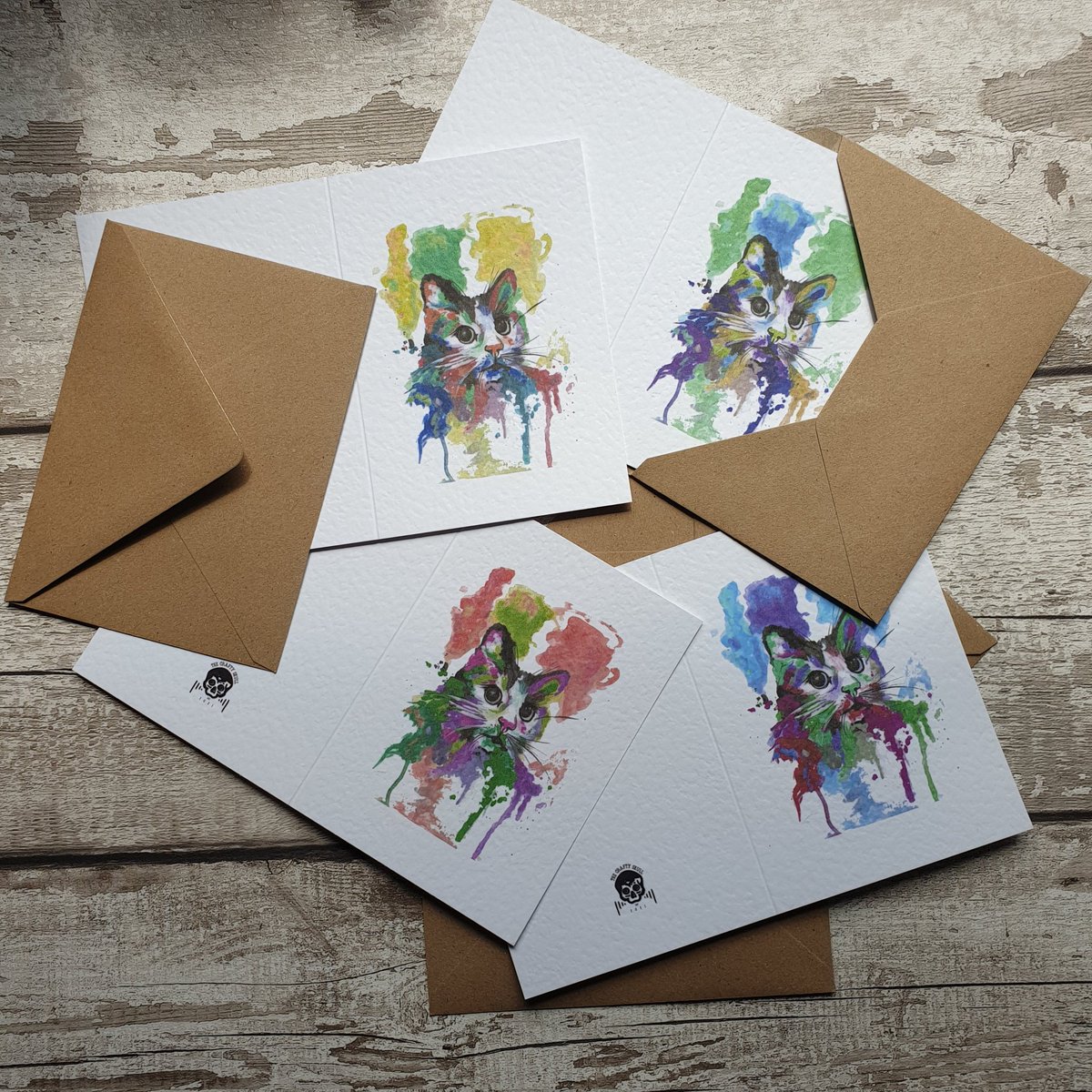 TheCraftySkull_'s tweet photo. Excited to share the latest addition to my #etsy shop: The Colourful Cat Collection A6 Notecards 

A Like and Share Would Be Much Appreciated 💀🖤

https://t.co/r2Vt1XjDPk

#cat #notecard #card #greetings  #colourful #crazycatlady #new #verysmallbusiness #sheffield #supportlocal https://t.co/6MkOuAQYEI