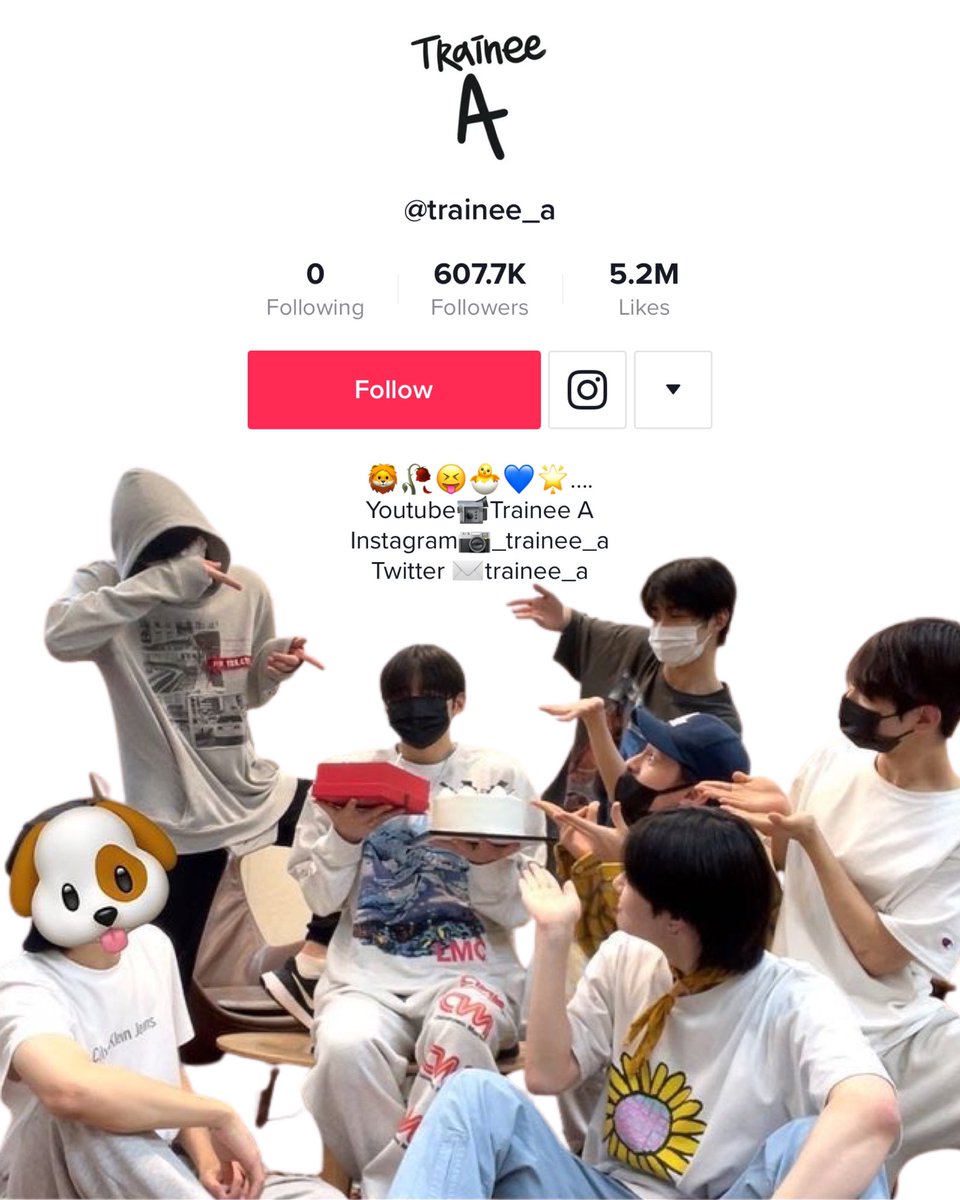 TraineeAWeverse's tweet photo. TIKTOK 
210710

@trainee_a has reached 600K followers and 5.2M Likes on TikTok!! 🥳

#traineeA #Trainee_A https://t.co/TursbRUKDP