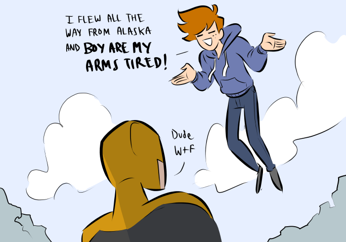 I'm pretty sure by posting these drawings in sequence it counts as finishing the comic. HOORAY I DID IT