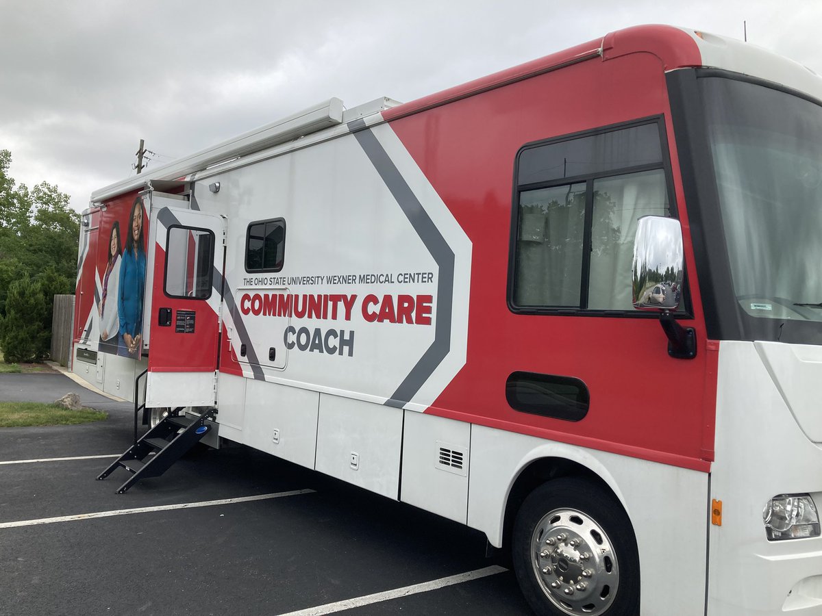 rachelbotkinPT's tweet photo. Great community outreach from @OSUWexMed   This mobile #primarycare unit is parked at the library branch 2x per week. You can be sure I chatted with them about #mobilePT https://t.co/lupEKyUEB5